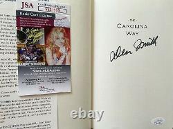 Dean Smith signed autographed autograph The Carolina Way book JSA UNC Tar Heels