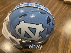 Devontez Walker Unc North Carolina Tarheels Signed Helmet Bas Beckett Coa