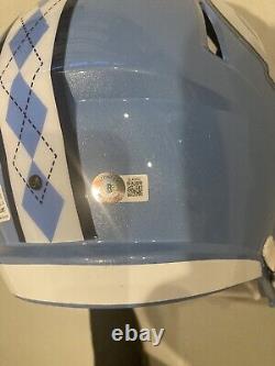 Devontez Walker Unc North Carolina Tarheels Signed Helmet Bas Beckett Coa