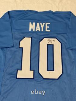 Drake Maye Signed North Carolina Tar Heels Football Jersey with COA