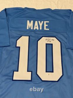 Drake Maye Signed North Carolina Tar Heels Football Jersey with COA