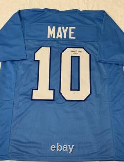Drake Maye Signed North Carolina Tar Heels Football Jersey with COA