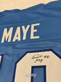 Drake Maye Signed North Carolina Tar Heels Football Jersey with COA