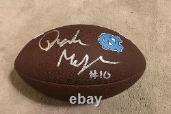 Drake Maye UNC Tar Heels North Carolina Signed NCAA Football