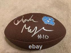 Drake Maye UNC Tar Heels North Carolina Signed NCAA Football