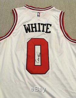EXACT PROOF! COBY WHITE Signed Autographed CHICAGO BULLS Jersey #0 UNC Tar Heels