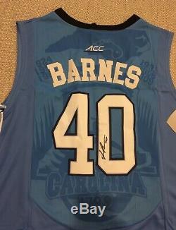 EXACT PROOF! HARRISON BARNES Signed Autographed UNC TAR HEELS Jersey Carolina