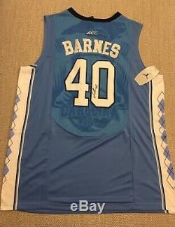 EXACT PROOF! HARRISON BARNES Signed Autographed UNC TAR HEELS Jersey Carolina