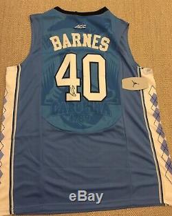 EXACT PROOF! HARRISON BARNES Signed Autographed UNC TAR HEELS Jersey Carolina