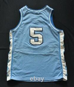 Ed Cota #5 Unc Tar Heels North Carolina Nike Blue Men Sewn Men Authentic 48 XL