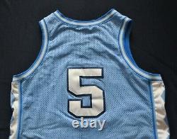 Ed Cota #5 Unc Tar Heels North Carolina Nike Blue Men Sewn Men Authentic 48 XL