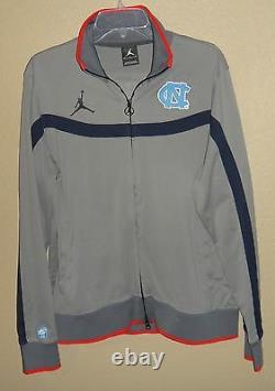 Euc Mens M Nike Air Jordan North Carolina Tar Heels Elite Basketball Jacket Unc