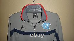 Euc Mens M Nike Air Jordan North Carolina Tar Heels Elite Basketball Jacket Unc