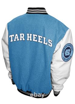 Franchise Club Mens NCAA Wool Varsity Letterman Jacket