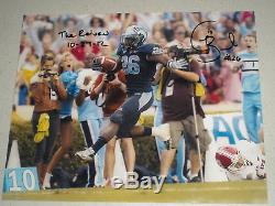 GIO GIOVANI BERNARD Signed TD Run vs NC STATE 8x10 Photo Autograph UNC TAR HEELS