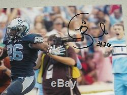 GIO GIOVANI BERNARD Signed TD Run vs NC STATE 8x10 Photo Autograph UNC TAR HEELS