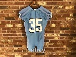 Game Used Nike North Carolina Tar Heels UNC Football Jersey #35 Size 44 Signed