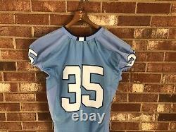 Game Used Nike North Carolina Tar Heels UNC Football Jersey #35 Size 44 Signed