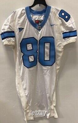 Game Worn Nike North Carolina Tar Heels UNC Football Jersey Sz 54 Team Issued
