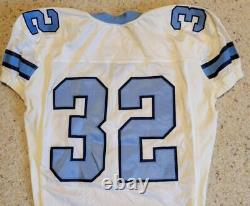 Game Worn UNC Tar Heels Football White Jersey #32 University of North Carolina