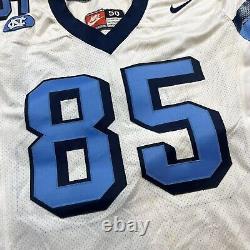 Game Worn Used Nike North Carolina Tar Heels UNC Football Jersey #85 Size 50
