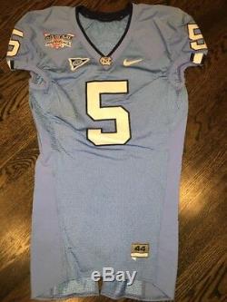 Game Worn Used North Carolina Tar Heels UNC Football BOWL Jersey THORPE