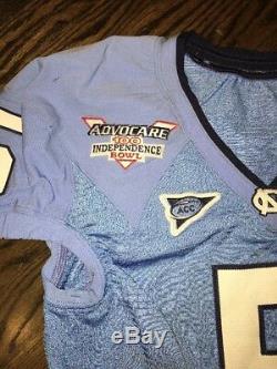 Game Worn Used North Carolina Tar Heels UNC Football BOWL Jersey THORPE