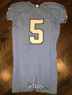 Game Worn Used North Carolina Tar Heels UNC Football BOWL Jersey THORPE