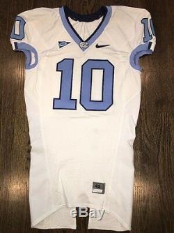 Game Worn Used North Carolina Tar Heels UNC Football Jersey NFL #10 TRUBISKY