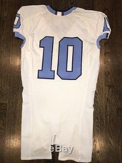 Game Worn Used North Carolina Tar Heels UNC Football Jersey NFL #10 TRUBISKY