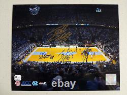 HANSBROUGH LAWSON 4x Signed 8x10 Photo UNC Tar Heels Basketball 2005 Champs COA