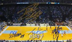 HANSBROUGH LAWSON 4x Signed 8x10 Photo UNC Tar Heels Basketball 2005 Champs COA