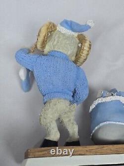HTF Vtg UNC University of North Carolina Tar Heels Ramses Mascot Stocking Hanger