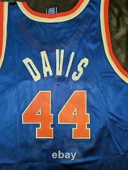 HUBERT DAVIS New York Knicks Champion Jersey 44 NBA Ewing Oakley UNC Tar Heels