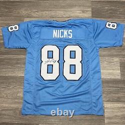 Hakeem Nicks UNC Tar Heels Autographed Jersey Football North Carolina NCAA JSA