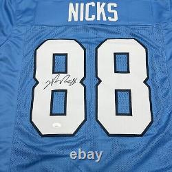 Hakeem Nicks UNC Tar Heels Autographed Jersey Football North Carolina NCAA JSA