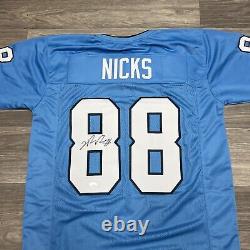 Hakeem Nicks UNC Tar Heels Autographed Jersey Football North Carolina NCAA JSA