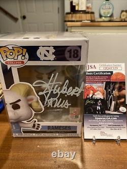 Hubert Davis Signed Auto UNC Tar Heels Coach Rameses Funko Pop JSA COA