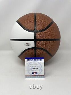 Hubert Davis Signed Autograph Unc North Carolina Tar Heels F/s Basketball Psa