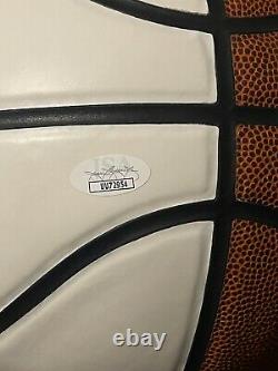 Hubert Davis Signed Autographed UNC North Carolina Tar Heels Logo Basketball JSA