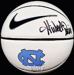 Hubert Davis Signed Nike North Carolina Tar Heels Logo Basketball Psa/dna Unc