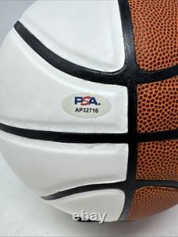 Ian Jackson Signed Autograph Basketball F/s Unc North Carolina Tar Heels Psa Coa