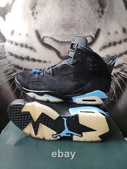 Icy? Jordan 6 Retro Tar Heels, Unc 2017 384664 006 Sz 12 Black Blue