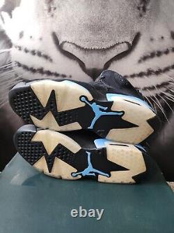 Icy? Jordan 6 Retro Tar Heels, Unc 2017 384664 006 Sz 12 Black Blue