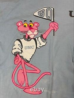 Insane 1993 Pink Panther UNC Tar Heels Long Sleeve Tee S A2512