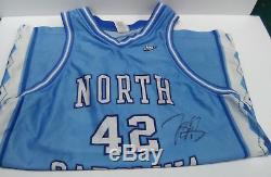 JERRY STACKHOUSE North Carolina UNC Tar Heels SIGNED Nike Basketball Jersey