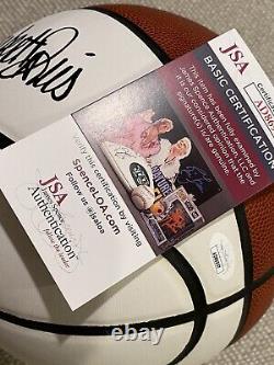 JSA COA HUBERT DAVIS Autographed UNC TAR HEELS Basketball North Carolina Coach