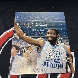 James Worthy Signed & Inscribed 11x14 Photo UNC Tar Heels Autographed Steiner CX