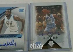 James Worthy UNC Tar Heels Autograph Lot