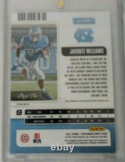 Javonte Williams 1/1 Rookie Lot Tar Heels Gold Vinyl Immaculate UNC